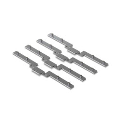 Ubiquiti Toolless Mini Rack Stacking Kit, Easy Install Accessory Set, Connect 2 Toolless Mini Racks To Create 12U Network Rack, 