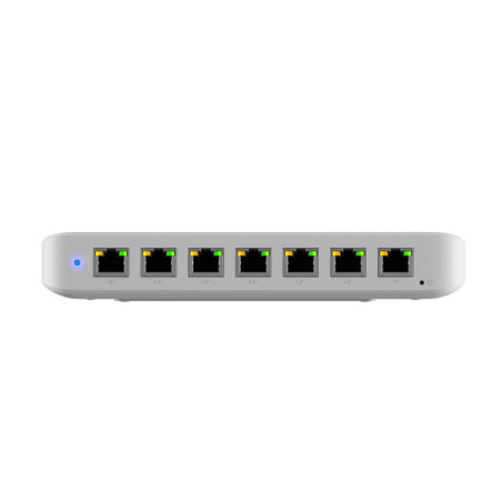 Ubiquiti Ultra 210W, Compact 8-port Layer 2 GbE PoE Switch Versatile Mounting Option,7 GbE PoE+ Output& 1 GbE port, Includes PSU