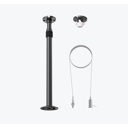 Yealink CM-MountKIT, Next-Level Mic Deployment, All-in-One Solution:Every Scenario,3 Suspension Ropes, 1 Ceiling Mount, 1 Length