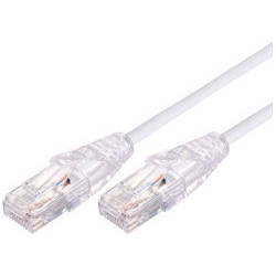 Comsol 1.5m 10GbE Ultra Thin Cat 6A UTP Snagless Patch Cable LSZH (Low Smoke Zero Halogen) - White