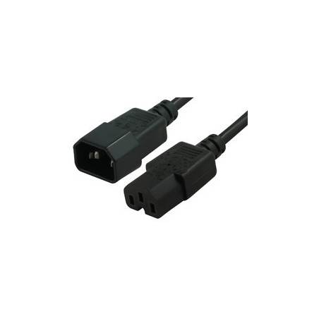 Comsol 1m High Temperature Power Cable IEC-C14(M) - IEC-C15(F)