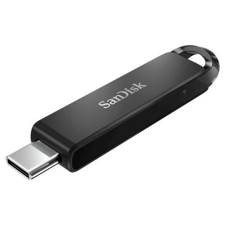 SanDisk Ultra USB Type-C Flash Drive, CZ460 64GB, USB Type C 3.1, Black, Super-thin Retractable, 5Y