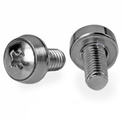 StarTech 12-24 Server Rack Screws - 50 pack - Nickel-Plated