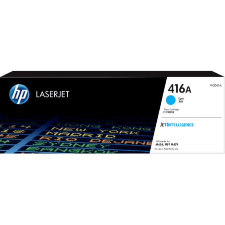 HP 416A Cyan Toner - Approx 2.1K Pages - M454 - M479 - M455 - M480 Models