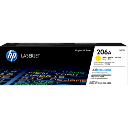 HP 206A Yellow Toner - Approx 1.25K Pages - For M283 - M255 Printers