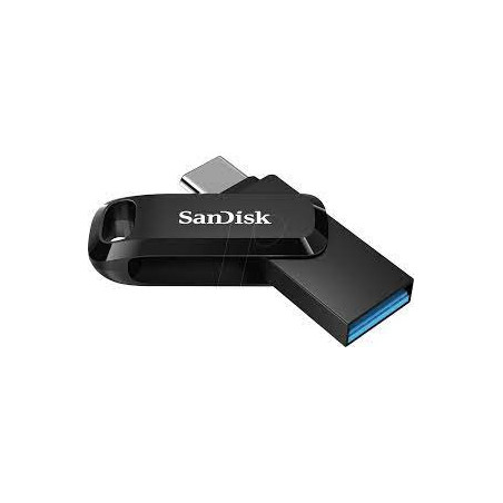 SanDisk 512GB Ultra Dual Drive Go 2-in-1 USB-C & USB-A Flash Drive Memory Stick 150MB/s USB3.1 Type-C Swivel for Android Smartph
