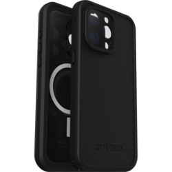OtterBox Fre MagSafe Apple iPhone 15 Pro Max (6.7') Case Black - (77-93429), DROP+ 5X Military Standard, 2M WaterProof,7 Years W