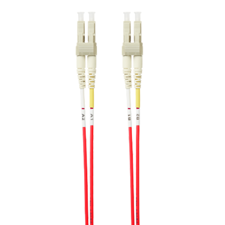 4Cabling 10m LC-LC OM4 Multimode Fibre Optic Patch Cable - Red